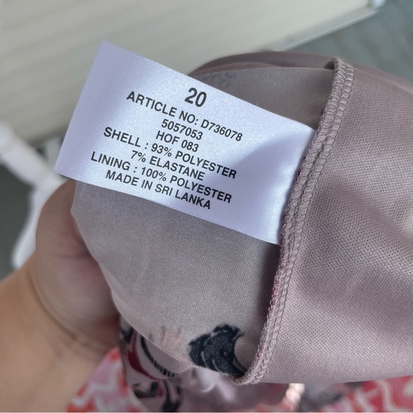 BIBA Floral Cape Dress Size 20 - Picture 11 of 11